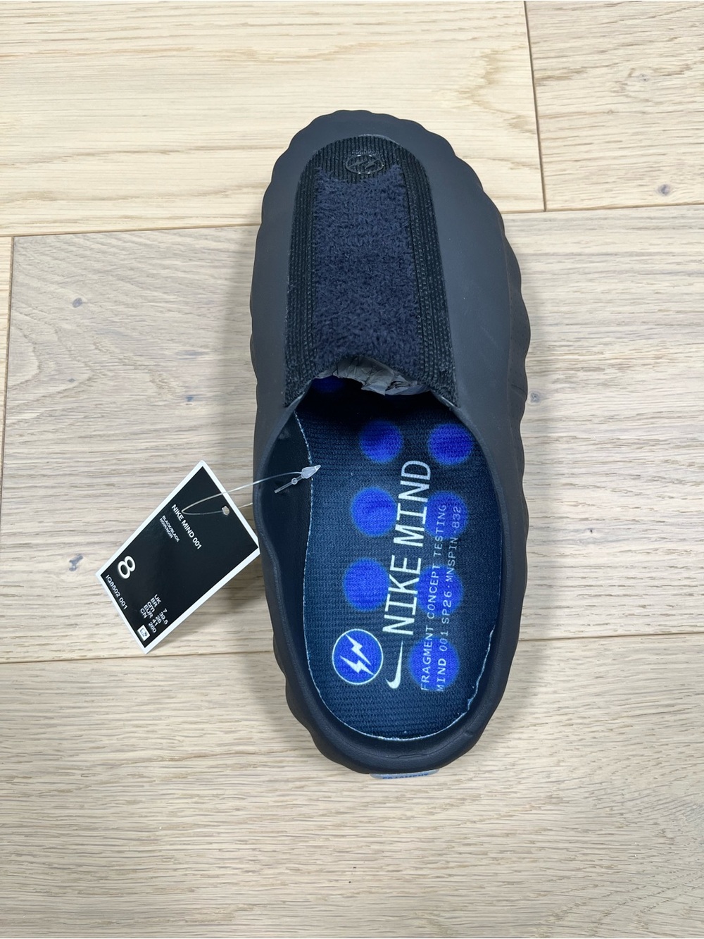 Nike Minds 001 Slides Fragment Black - Picture 7 of 12